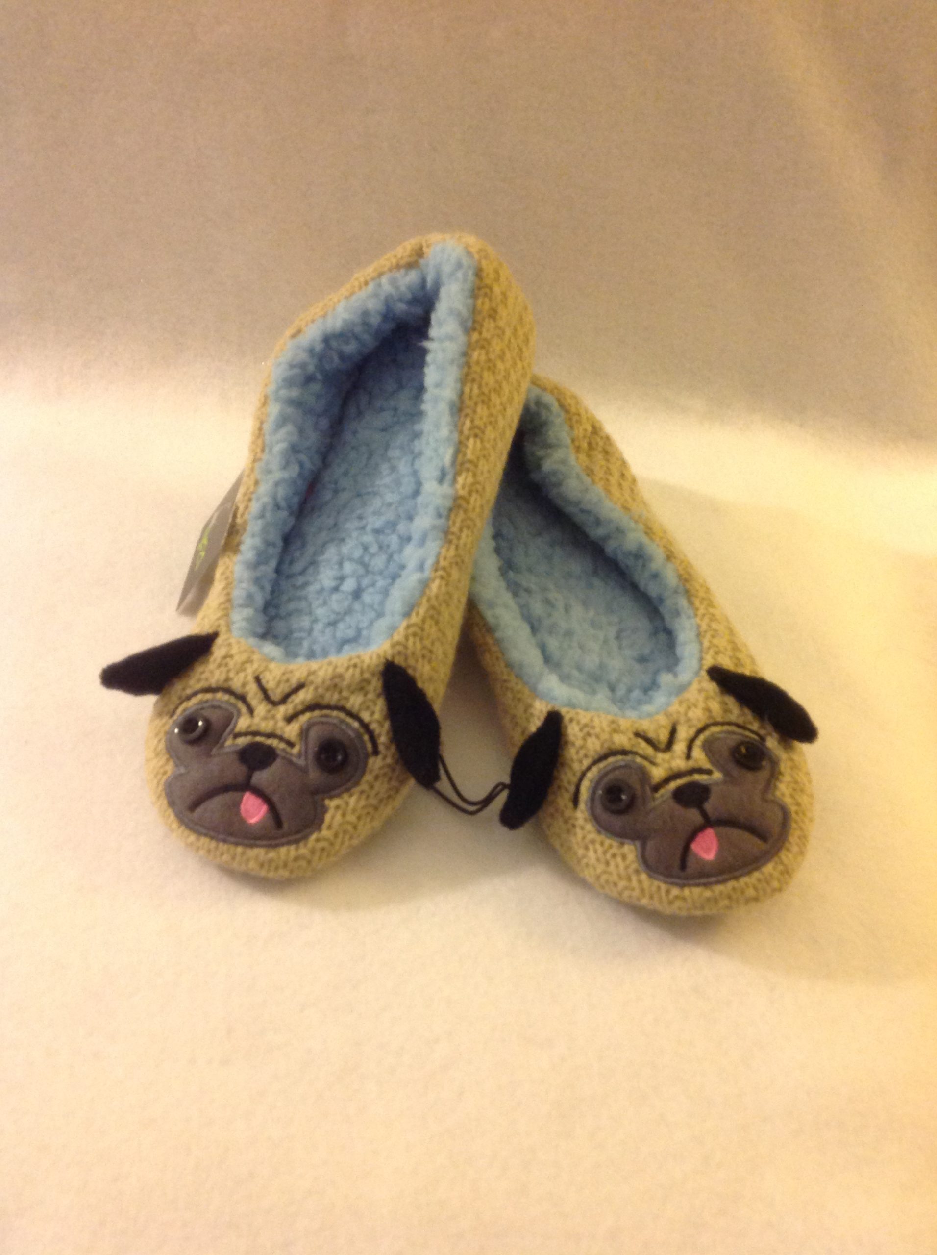 womens pug slippers